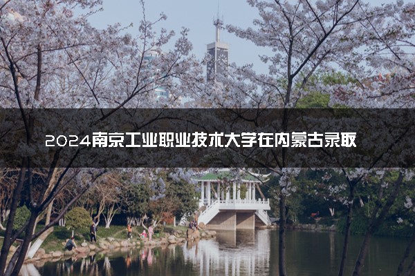 2024南京工业职业技术大学在内蒙古录取分数线 各专业分数及位次