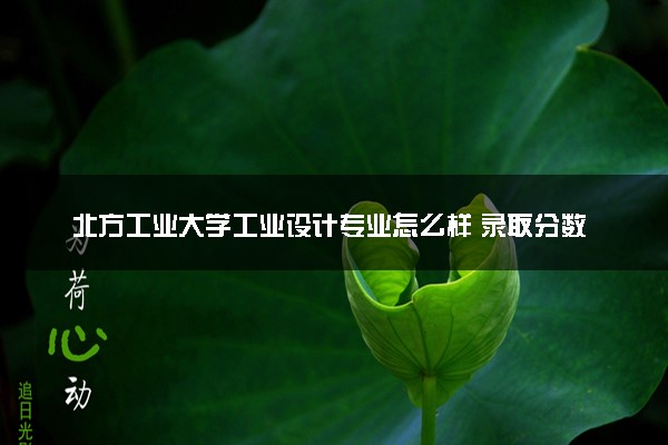 北方工业大学工业设计专业怎么样 录取分数线多少