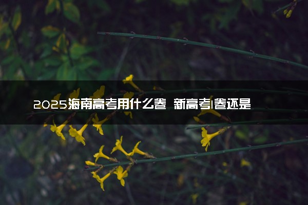 2025海南高考用什么卷 新高考I卷还是II卷