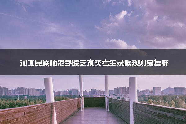 河北民族师范学院艺术类考生录取规则是怎样的 有哪些要求