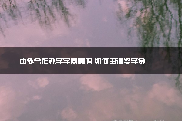 中外合作办学学费高吗 如何申请奖学金