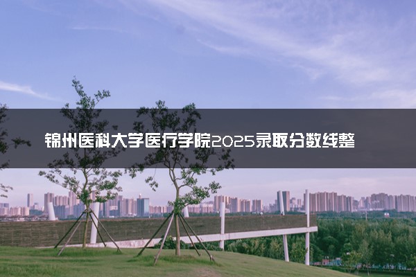 锦州医科大学医疗学院2025录取分数线整理 最低多少分可以考上