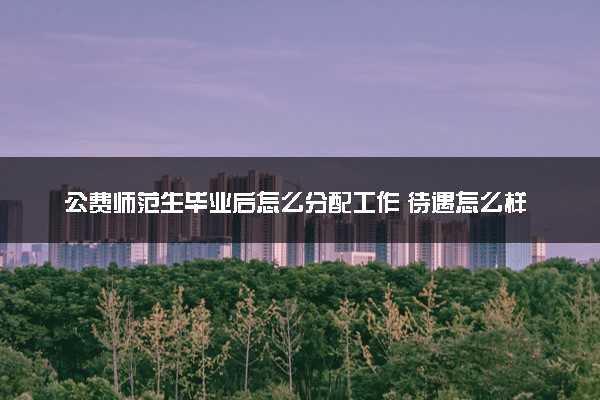 公费师范生毕业后怎么分配工作 待遇怎么样