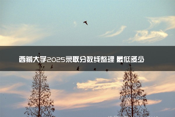 西藏大学2025录取分数线整理 最低多少分可以考上