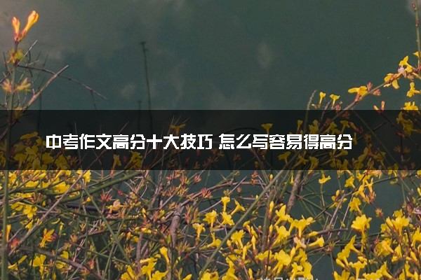 中考作文高分十大技巧 怎么写容易得高分