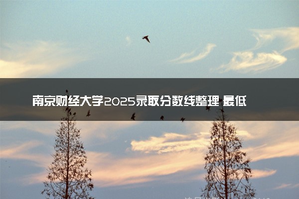 南京财经大学2025录取分数线整理 最低多少分可以考上