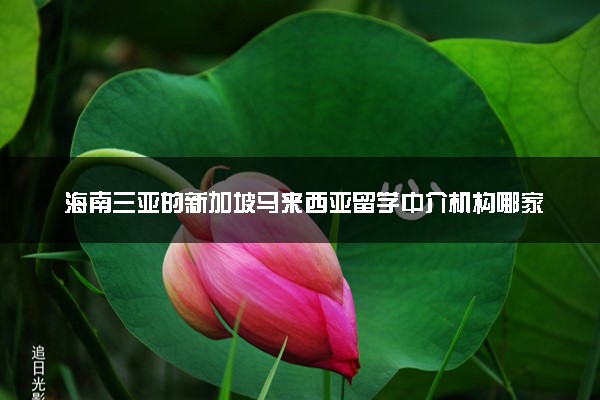海南三亚的新加坡马来西亚留学中介机构哪家好？
