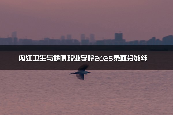 内江卫生与健康职业学院2025录取分数线整理 最低多少分可以考上