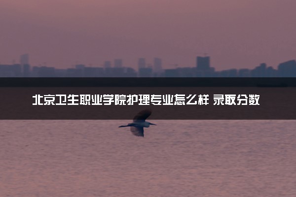 北京卫生职业学院护理专业怎么样 录取分数线多少