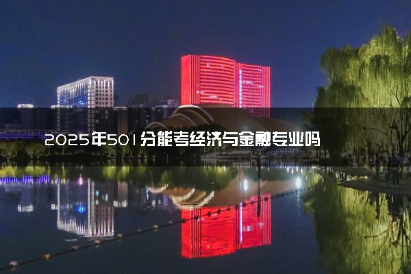 2025年501分能考经济与金融专业吗 501分经济与金融专业大学推荐