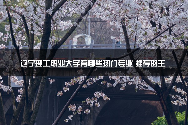 辽宁理工职业大学有哪些热门专业 推荐的王牌专业