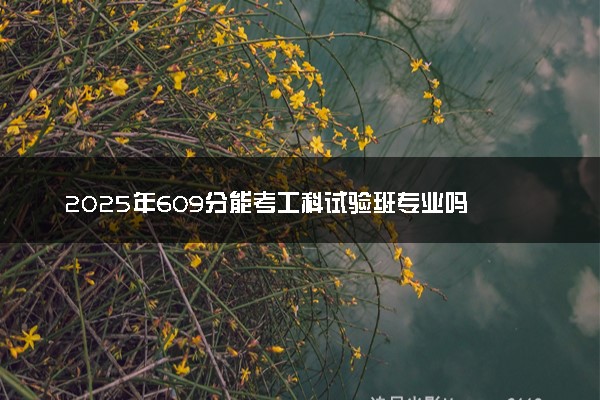 2025年609分能考工科试验班专业吗 609分工科试验班专业大学推荐