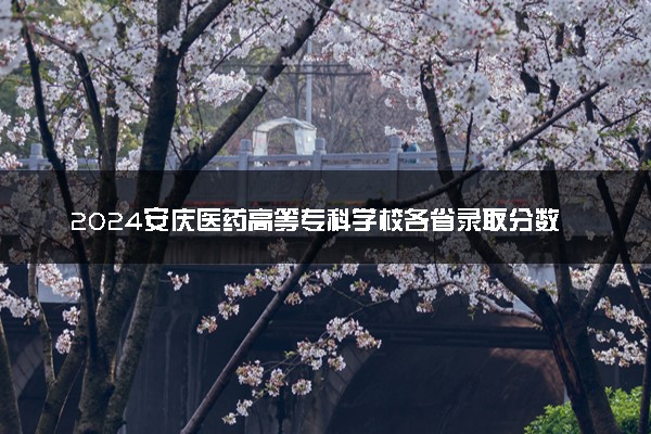 2024安庆医药高等专科学校各省录取分数线是多少 最低分及位次