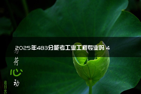 2025年483分能考工业工程专业吗 483分工业工程专业大学推荐
