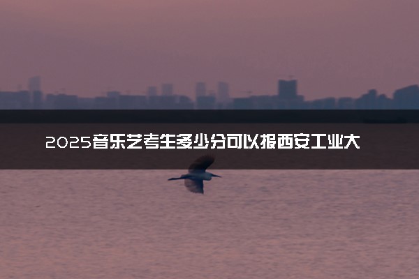 2025音乐艺考生多少分可以报西安工业大学