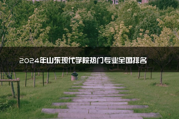 2024年山东现代学院热门专业全国排名 有