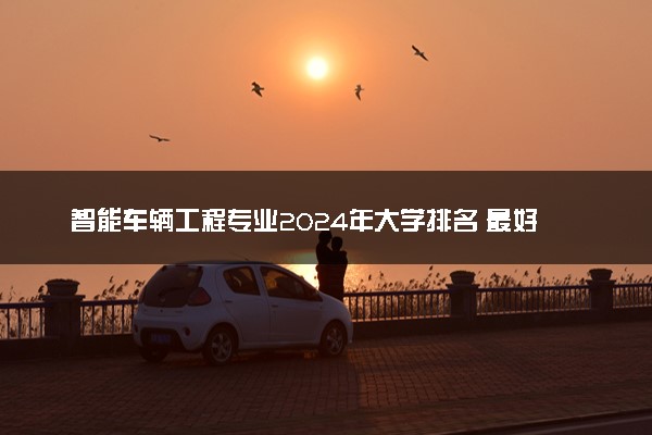 智能车辆工程专业2024年大学排名 最好的大学排行榜