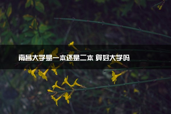 南昌大学是一本还是二本 算好大学吗