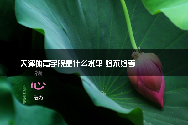 天津体育学院是什么水平 好不好考