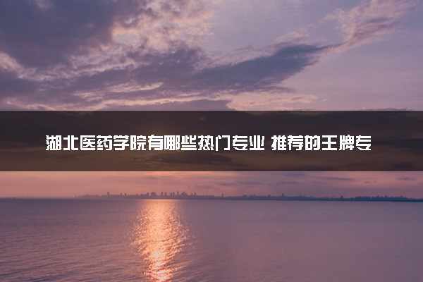 湖北医药学院有哪些热门专业 推荐的王牌专业