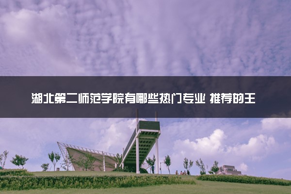湖北第二师范学院有哪些热门专业 推荐的王牌专业