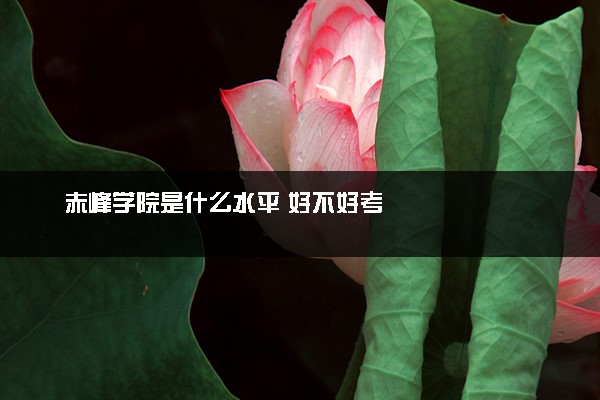 赤峰学院是什么水平 好不好考
