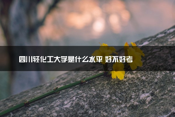 四川轻化工大学是什么水平 好不好考