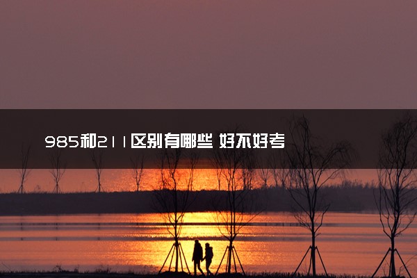 985和211区别有哪些 好不好考