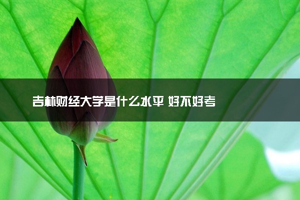 吉林财经大学是什么水平 好不好考