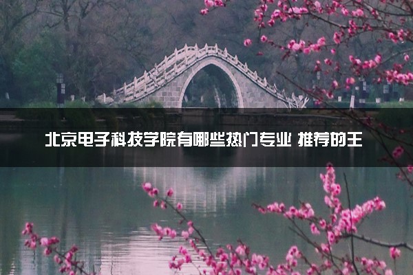 北京电子科技学院有哪些热门专业 推荐的王牌专业