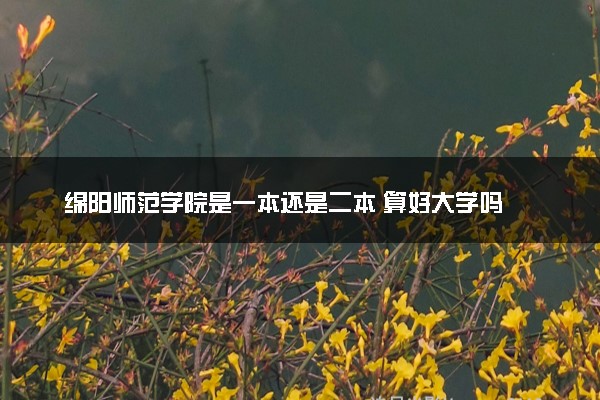 绵阳师范学院是一本还是二本 算好大学吗