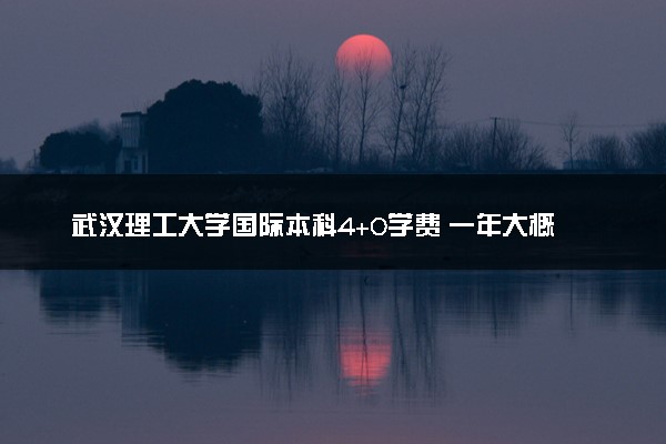 武汉理工大学国际本科4+0学费 一年大概多少钱