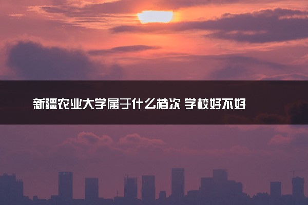 新疆农业大学属于什么档次 学校好不好
