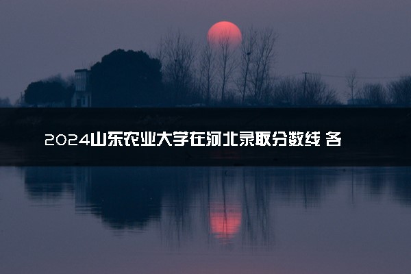 2024山东农业大学在河北录取分数线 各专业分数及位次