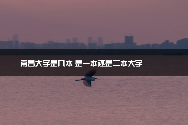 南昌大学是几本 是一本还是二本大学