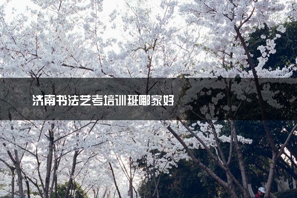济南书法艺考培训班哪家好