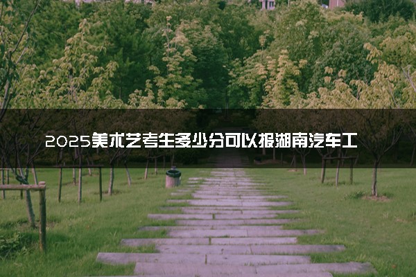 2025美术艺考生多少分可以报湖南汽车工程职业大学