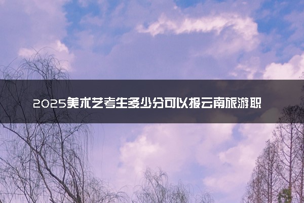 2025美术艺考生多少分可以报云南旅游职业学院