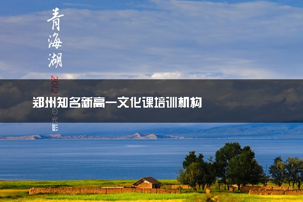 郑州知名新高一文化课培训机构