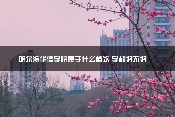 哈尔滨华德学院属于什么档次 学校好不好
