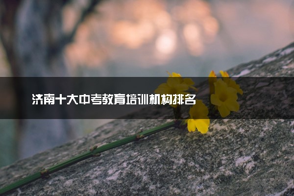 济南十大中考教育培训机构排名
