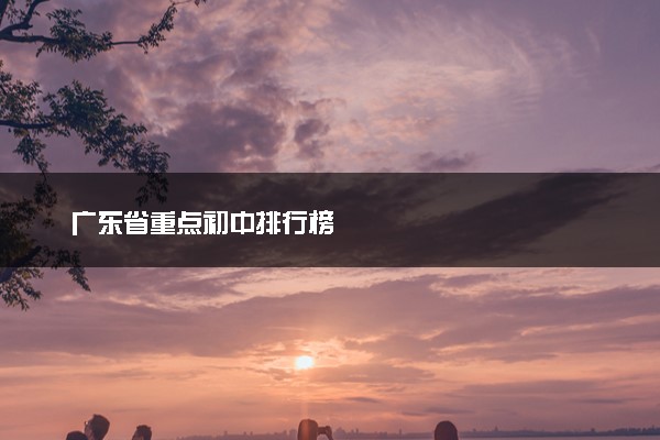 广东省重点初中排行榜