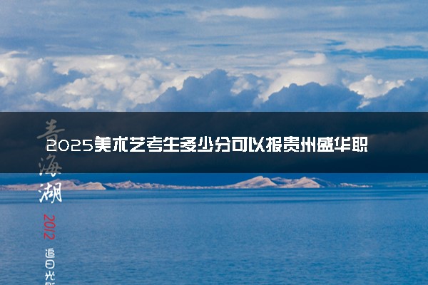 2025美术艺考生多少分可以报贵州盛华职业学院