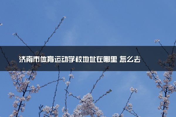 济南市体育运动学校地址在哪里 怎么去