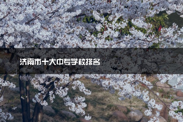 济南市十大中专学校排名