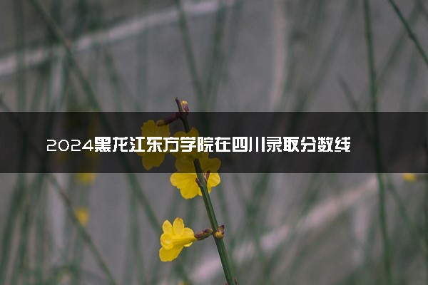 2024黑龙江东方学院在四川录取分数线 各专业分数及位次