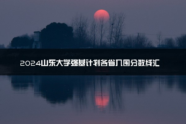 2024山东大学强基计划各省入围分数线汇总