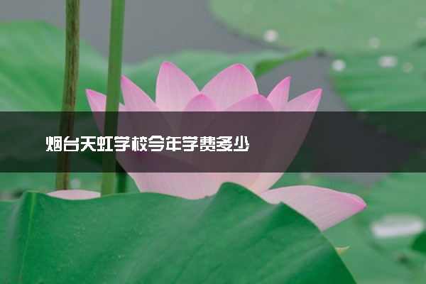 烟台天虹学校今年学费多少