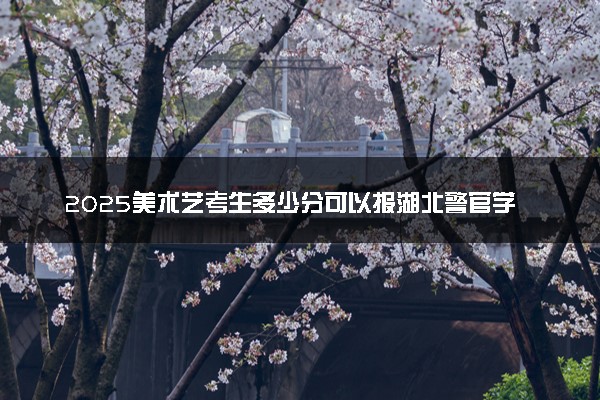 2025美术艺考生多少分可以报湖北警官学院