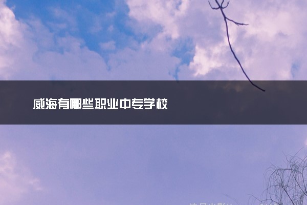 威海有哪些职业中专学校